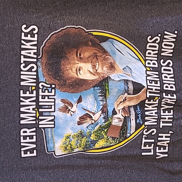 Bob Ross T-Shirt Adult L - Picture 3 of 5